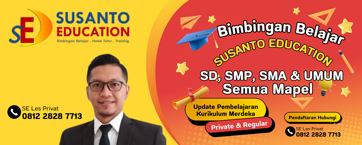 Susanto Education : Guru Les Privat Terdekat di Tangerang Selatan