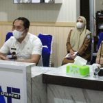 Bupati OKU Selatan Hadiri Rapat Koordinasi Penanganan COVID-19 di Ruang Vidcon Diskominfo