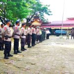 Brimob dan TNI Kembali Gencarkan Sosialisasi Protkes di Lhokseumawe