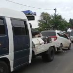 Parkir Sembarangan,4 Kendaraan di Jalan Kali Tanggul Timur Diderek Petugas Dishub Jakbar