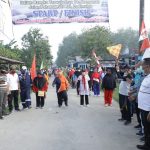 Bentuk Syukur, Bupati Asahan Lepas Gerak Jalan Santai Warga Dadimulyo