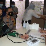 Kapolres dan Dandim Gresik di Vaksin Covid-19 Sinovak, Bukti Puskesmas Siap Layani