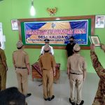 Begini Pesan Kades Kalidawe Saat Pelantikan Perangkat Desa