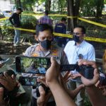 Labfor Polda Jatim Dan Polrestabes Gelar Olah TKP di Sekitar SPBU Tandes