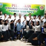 Amrizal Ketua Karang Taruna Terpilih Desa Pulau Pandan di Kukuhkan
