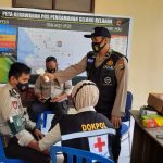 Pastikan Kondisi Prima, Urkes Polres Loteng Periksa Kesehatan Personel Pospam Lilin Rinjani 2020