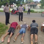 Sanksi Langsung Diberikan Personil Polsek Alas Bagi Pelanggar Prokes