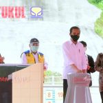 Presiden Joko Widodo Resmikan Bendungan Tukul di Pacitan