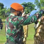 Usai Misi Perdamaian, Tiga Personel Kipan B Yonko 469 Paskhas Kembali ke Kesatuan