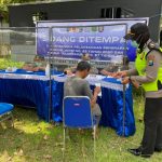 Polwan Polres Tulungagung Berperan Aktif Dalam Pencegahan Penyebaran Covid-19