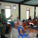 Tim Pra TMMD 110 Bojonegoro Koordinasi Penanganan Covid-19 Dengan Perades Jatimulyo