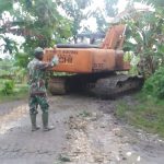 Peralatan Berat Sudah Tiba, Siap Bangun Jalan Program TMMD 110 Kodim Bojonegoro