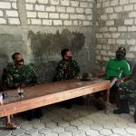 Silaturahmi Dengan Perangkat Desa, Agar Program TMMD 110 Tambakrejo Bojonegoro Berjalan Lancar