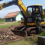 Bangun Infrastruktur, TMMD 110 Tambakrejo Bojonegoro Datangkan Alat Berat