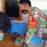 Begini Semangat Babinsa Jatimulyo Dan Anggota Kodim Bojonegoro Laksanakan TMMD 110 Di Tambakrejo