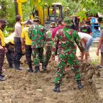TMMD 110 Kodim Bojonegoro Ciptakan Budaya Gotong Royong
