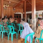 Maksimalkan Peran Aktif Masyarakat, Koramil Tambakrejo Sosialisasi Program TMMD 110 Bojonegoro