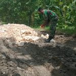 Material Datang, Prajurit Langsung Bergerak Dan Bekerja Dilokasi TMMD 110 Bojonegoro