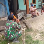 Warga Sakit Strok Ringan di Kunjungi Satgas TMMD Bojonegoro