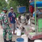 Satgas TMMD 110 Tambakrejo Bojonegoro Bantu Pekerjaan Warga Jatimulyo