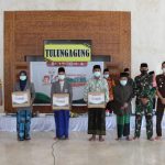 Polres Tulungagung Mengikuti Acara Virtual Pencanangan Gerakan Santri Bermasker oleh Polda Jatim