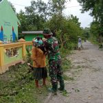 Sosialisasi Prokes, Satgas TMMD 110 Bojonegoro Dekati Warga Secara Persuasif