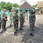 Pasukan Satgas TMMD 110 Tambakrejo Bojonegoro Ikuti Apel Pagi