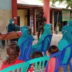 Di Balai Desa Jatimulyo, Satgas TMMD 110 Bojonegoro Sosialisasikan Protokol Kesehatan
