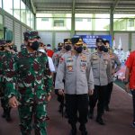 Panglima TNI Bersama Kapolri Tinjau Pelatnas Karate di Bali