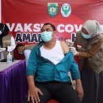 Bupati Bungo H. Mashuri Orang Pertama Yang disuntik Vaksin Covid 19 Sinovac