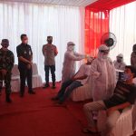 Polres Bandara Soetta Gelar 3T dengan Rapid Test Gratis, Bagikan Sembako dan Masker