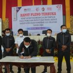 Ketua KPU OKU Selatan Ade Putra Martabaya Pimpin Langsung Rapat Pleno Terbuka Paslon Terpilih
