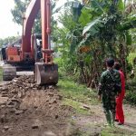 Wujud Pengabdian Abdi Negara, Satgas TMMD 110 Bojonegoro Bersinergi Lintas Sektoral