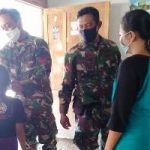 Tak Luput, Warung Marsih Disasar Satgas TMMD 110 Bojonegoro Operasi Prokes