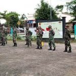 Satgas TMMD 110 Bojonegoro Rawat Kedisiplinan Melalui Apel Pagi