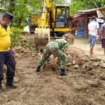 Jadikan Jalan Aspal, Paving Jalan Desa Ngrancang Dibongkar Satgas TMMD 110 Bojonegoro
