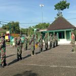 Siapkan Diri Melalui Apel Sebelum Lakukan Tugas TMMD 110 Bojonegoro