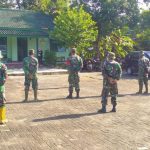 Apel Pagi, Ini Pesan Danramil Tambakrejo Kepada Satgas TMMD 110 Bojonegoro