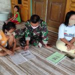 TMMD 110 Bojonegoro, Satgas Bantu Siswa Belajar Daring