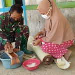 Satgas TMMD 110 Bojonegoro Kunjungi Produk UMKM Desa Ngrancang