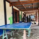 Satgas TMMD 110 Bojonegoro Bareng Warga Cat Pendopo Jatimulyo