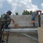 Bangun SDN Ngrancang IV, Satgas TMMD 110 Bojonegoro Kerja Gotong-Royong Dengan Warga