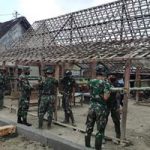 Gotong-Royong Angkat Rumah, Satgas TMMD 110 Bojonegoro Siap Garap Program Aladin
