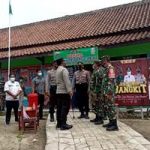 Danramil Paparkan Kesiapan Posko PPKM Mikro Dihadapan Dansatgas TMMD 110 Bojonegoro