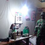 Satgas TMMD 110 Bojonegoro Melakukan Pendampingan Penjahitan Baju