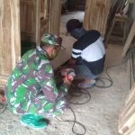 Satgas TMMD 110 Bojonegoro Membantu Pengerjaan Warga Tukang Mebel