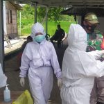 Tim Medis Dinkes Bojonegoro, Lakukan Swab Antigen Dilokasi TMMD 110 Bojonegoro