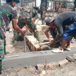 Satgas TMMD 110 Bojonegoro Di Tambakrejo, Bantu Pembangunan RTLH Aladin