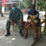 Tak Ketinggalan, Danramil Tambakrejo Bojonegoro Komsos Bersama Warga