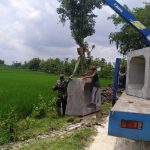 Material Box Culvert Tiba Dilokasi TMMD 110 Bojonegoro Di Tambakrejo